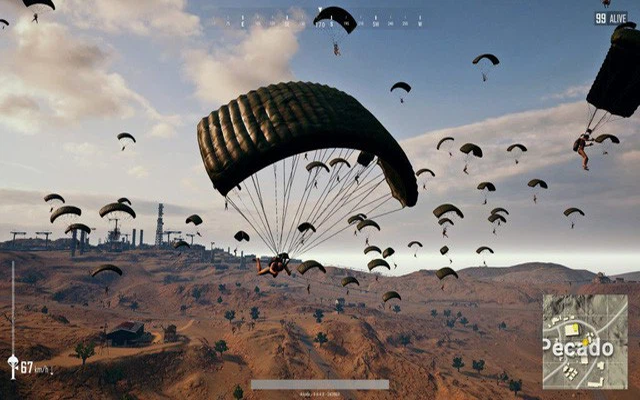 Cách nhảy dù PUBG