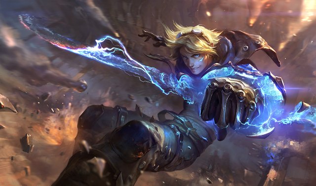 Ezreal có khả năng thả diều và kỹ năng cơ động tốt