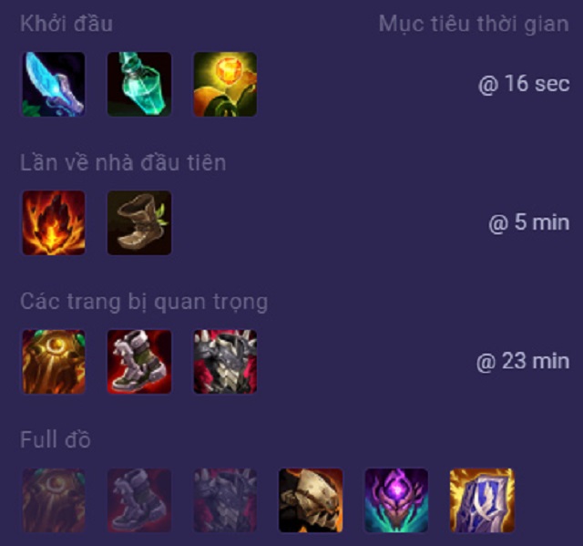 Cách lên đồ cho Rammus đi Rừng