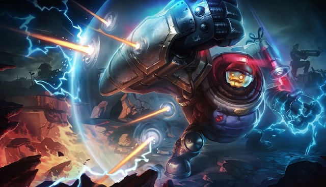 Tướng Blitzcrank phát huy sức mạnh tối đa khi sử dụng combo