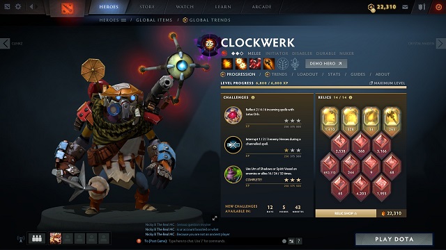 Clockwerk là tướng strength cận chiến và có khả năng gank khá tốt