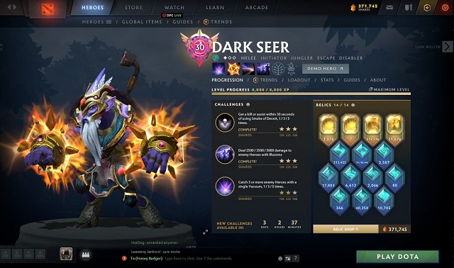 Dark Seer cực kì mạnh trong giai đoạn đầu và giữa của trận đấu