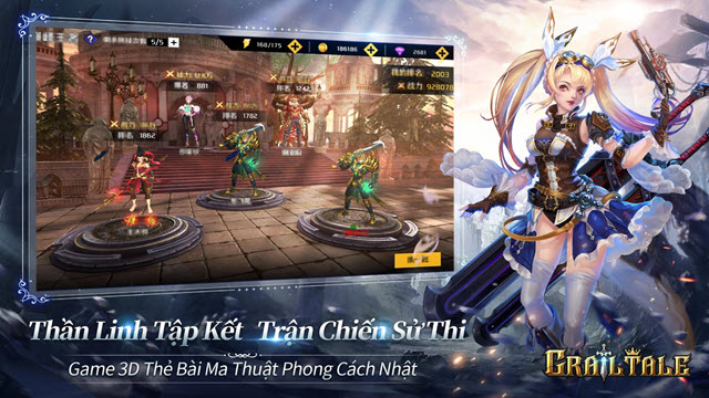 Game thẻ bài Grail Tale -Tính năng game play hấp dẫn