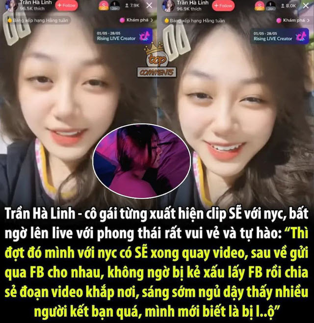 Hot girl 2002 cũng lên tiếng xác nhận thông tin